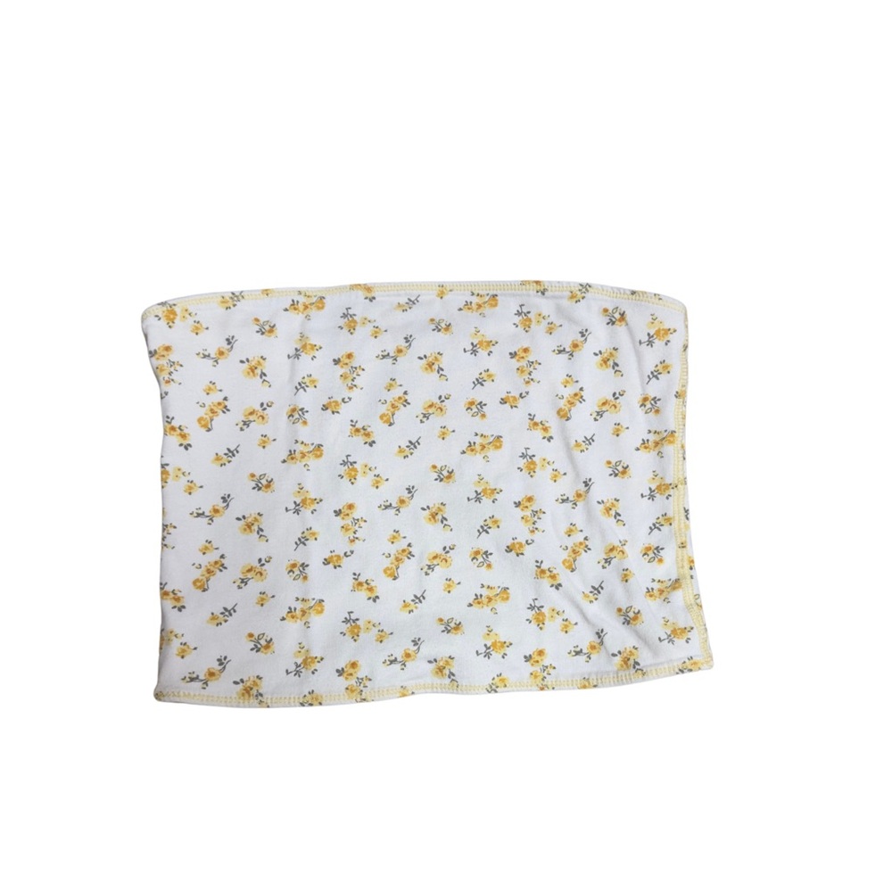 Hollister Reversible Tube Top (Butter Yellow and Floral)